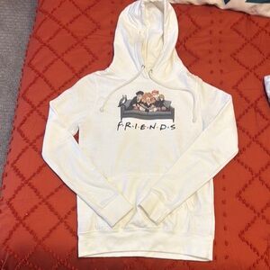 White Harry Potter friends Pullover Hoodie